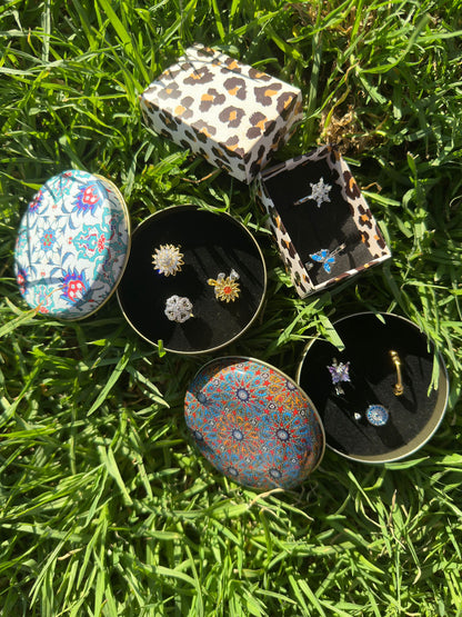 Vintage Desenli Takı Kutusu