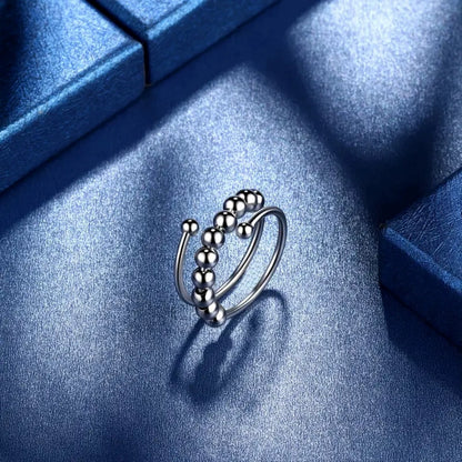 Spiral Boncuklu Anksiyete Yüzük (Ayarlanabilir)