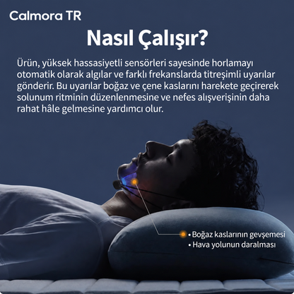 Calmora Akıllı Horlama Önleyici 🌙
