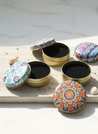 Vintage Desenli Takı Kutusu