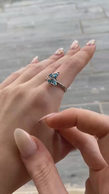 Kelebek Anksiyete Yüzük (Ayarlanabilir)